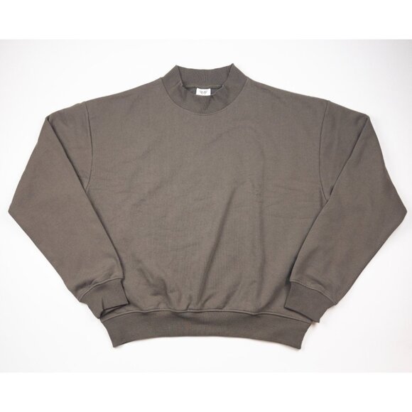 Seventh Earth Studios Sweatshirt Men's Medium Brown Heavyweight Pullover - Picture 2 of 12